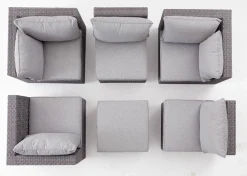 OUTDOOR Gartensofa Eckelement grau