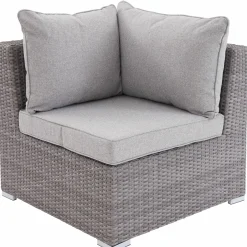 OUTDOOR Gartensofa Eckelement grau