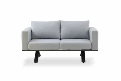 OUTDOOR Gartensofa grauweiß