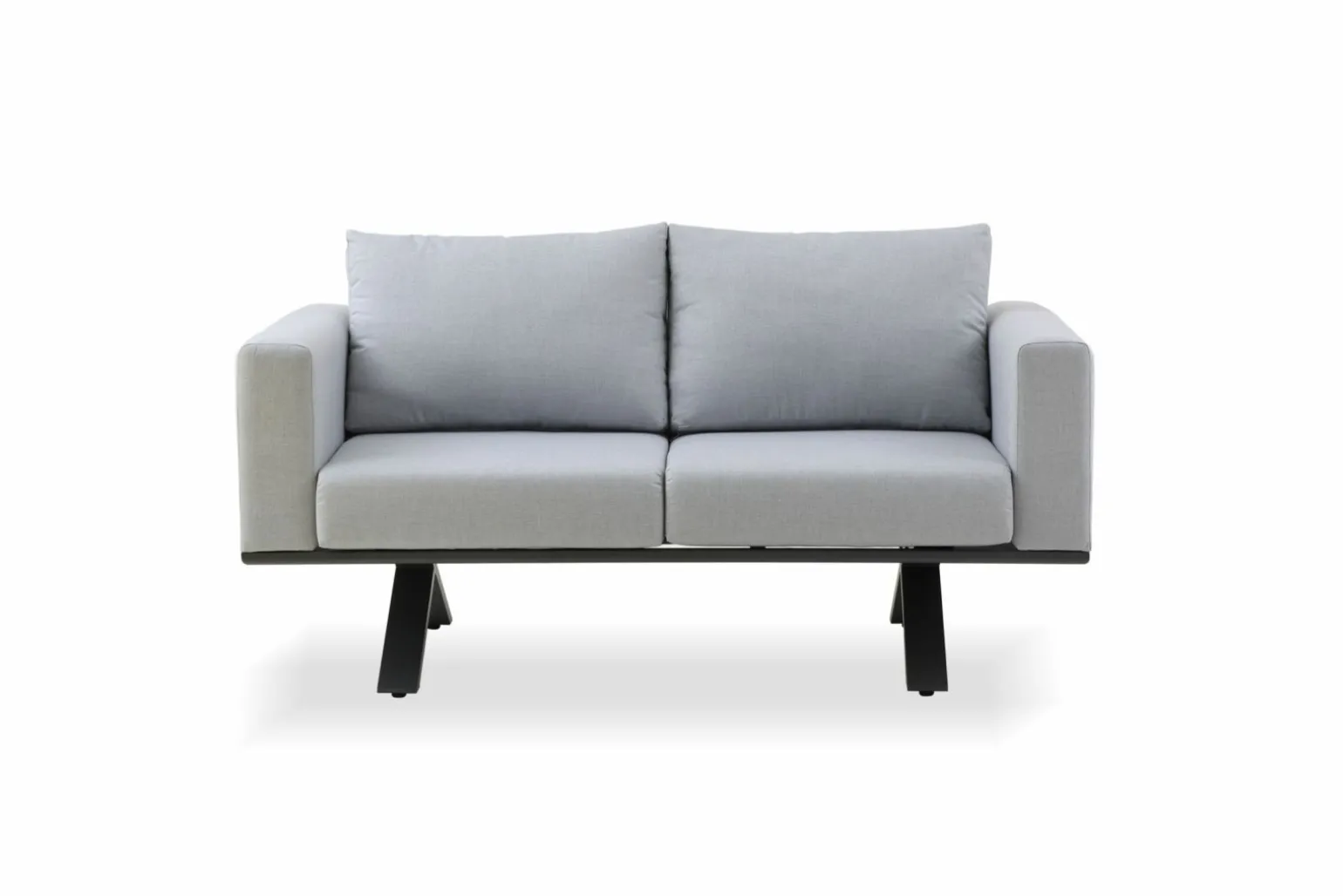 OUTDOOR Gartensofa grauweiß