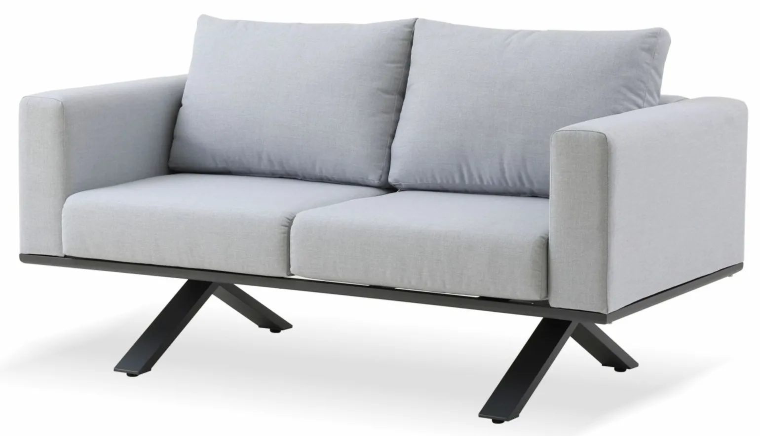 OUTDOOR Gartensofa grauweiß