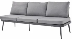 OUTDOOR Gartensofa links grau