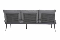 OUTDOOR Gartensofa links grau
