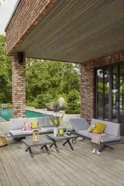 OUTDOOR Gartensofa Outdoor Lounge grau