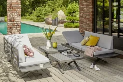 OUTDOOR Gartensofa Outdoor Lounge grau