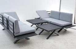 OUTDOOR Gartensofa Outdoor Lounge grau