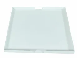 OUTDOOR Gartentablett Aluminium weiß