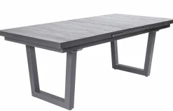 OUTDOOR Gartentisch ausziehbar Keramik grau