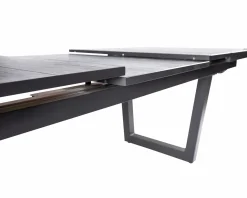 OUTDOOR Gartentisch ausziehbar Keramik grau