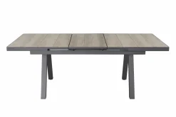 OUTDOOR Gartentisch ausziehbar Keramik grau