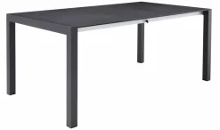 OUTDOOR Gartentisch ausziehbar HPL grausilberfarben