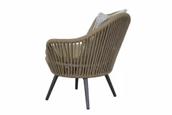 OUTDOOR Lounge Garten-Drehsessel beigegrau