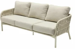 OUTDOOR Low Dining Gartensofa 3-Sitzer beige