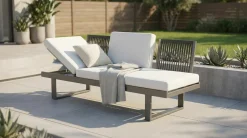 OUTDOOR Multifunktions- Gartensofa grau