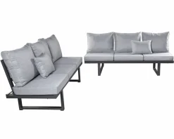 OUTDOOR Multifunktionssofa grau