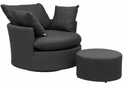 OUTDOOR Relaxhocker Sunbrella grau