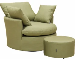 OUTDOOR Relaxhocker Sunbrella grün