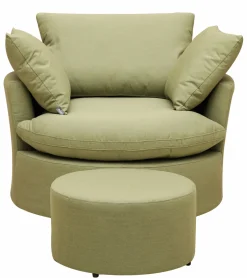 OUTDOOR Relaxhocker Sunbrella grün