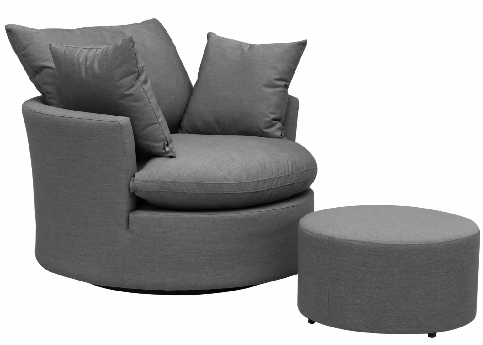 OUTDOOR Relaxsessel Sunbrella drehbar grau