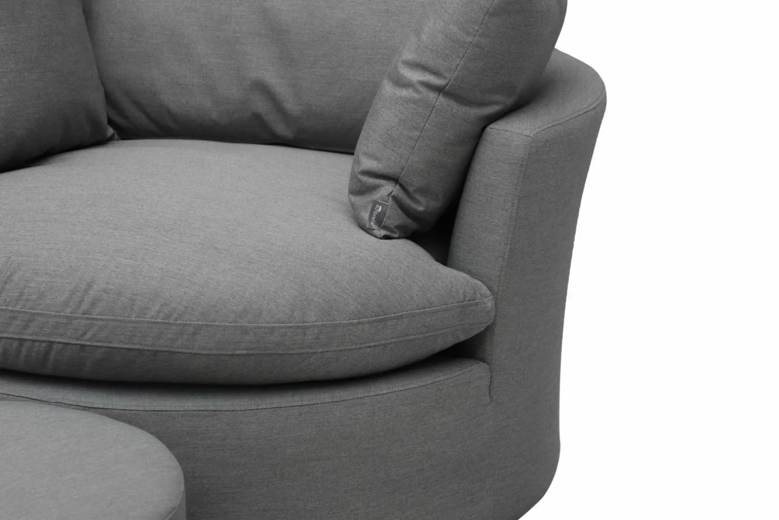 OUTDOOR Relaxsessel Sunbrella drehbar grau