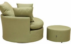 OUTDOOR Relaxsessel Sunbrella drehbar grün