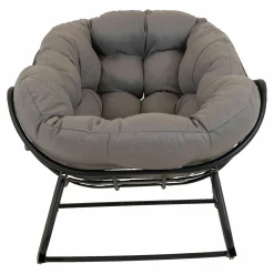 OUTDOOR Schaukelstuhl grau