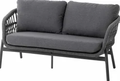 OUTDOOR 3-Sitzer Living Sofa grau