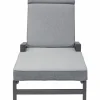 OUTDOOR Sonnenliege grau
