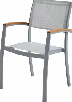 OUTDOOR Stapelstuhl grau