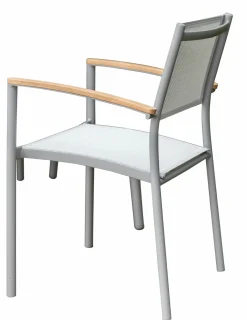 OUTDOOR Stapelstuhl weiß