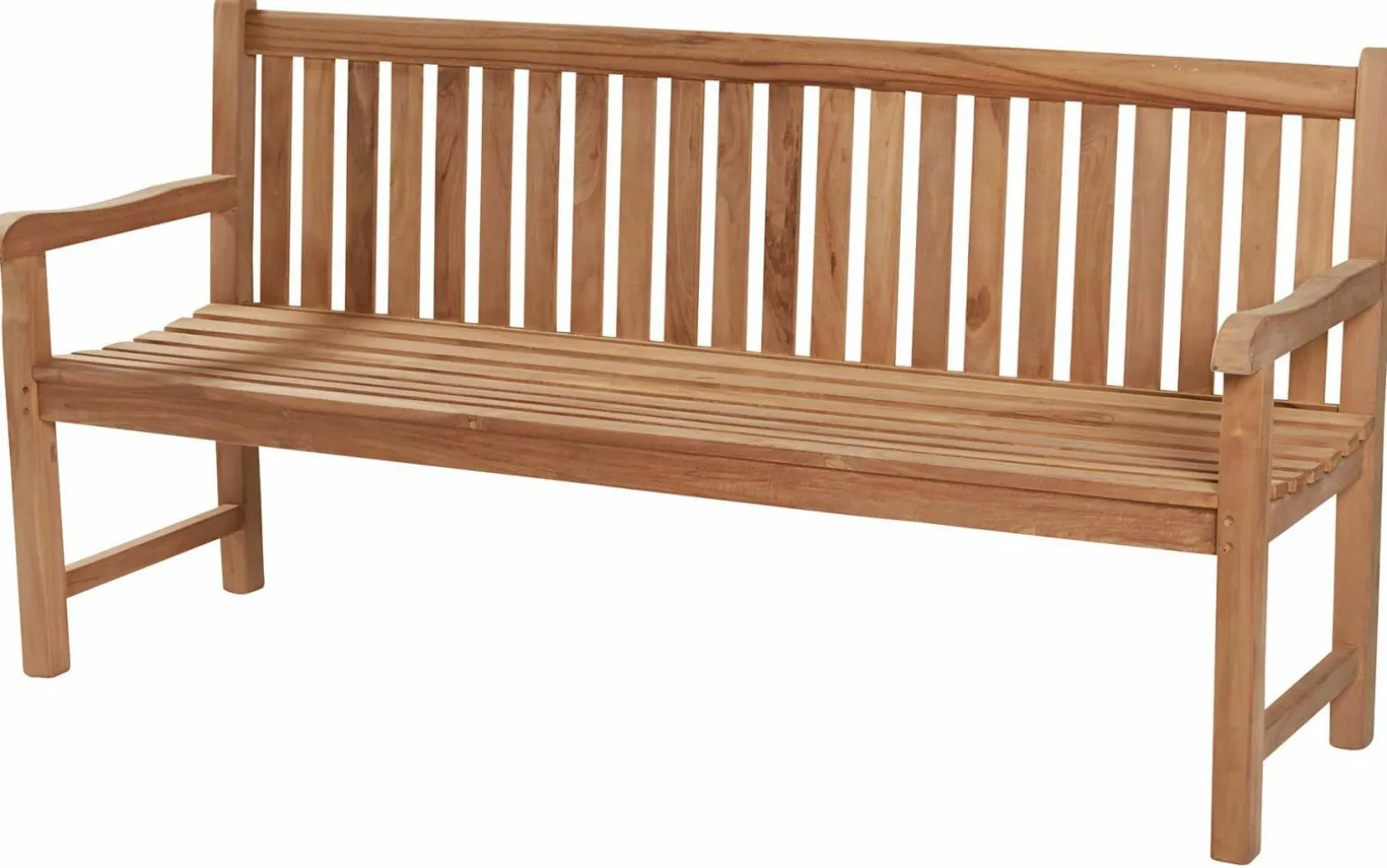 OUTDOOR Teak Gartenbank 150 braungrau