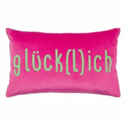 Pad Concept Kissenhülle GLÜCKLICH pink