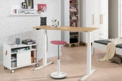 PAIDI Steh-/Sitzhocker grauweiß