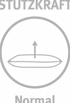 Paradies Drei-Kammerkissen weiß