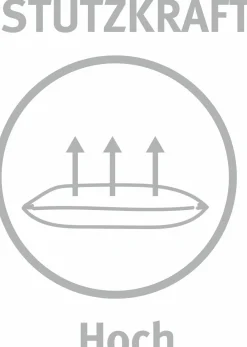 Paradies Drei-Kammerkissen 440g weiß