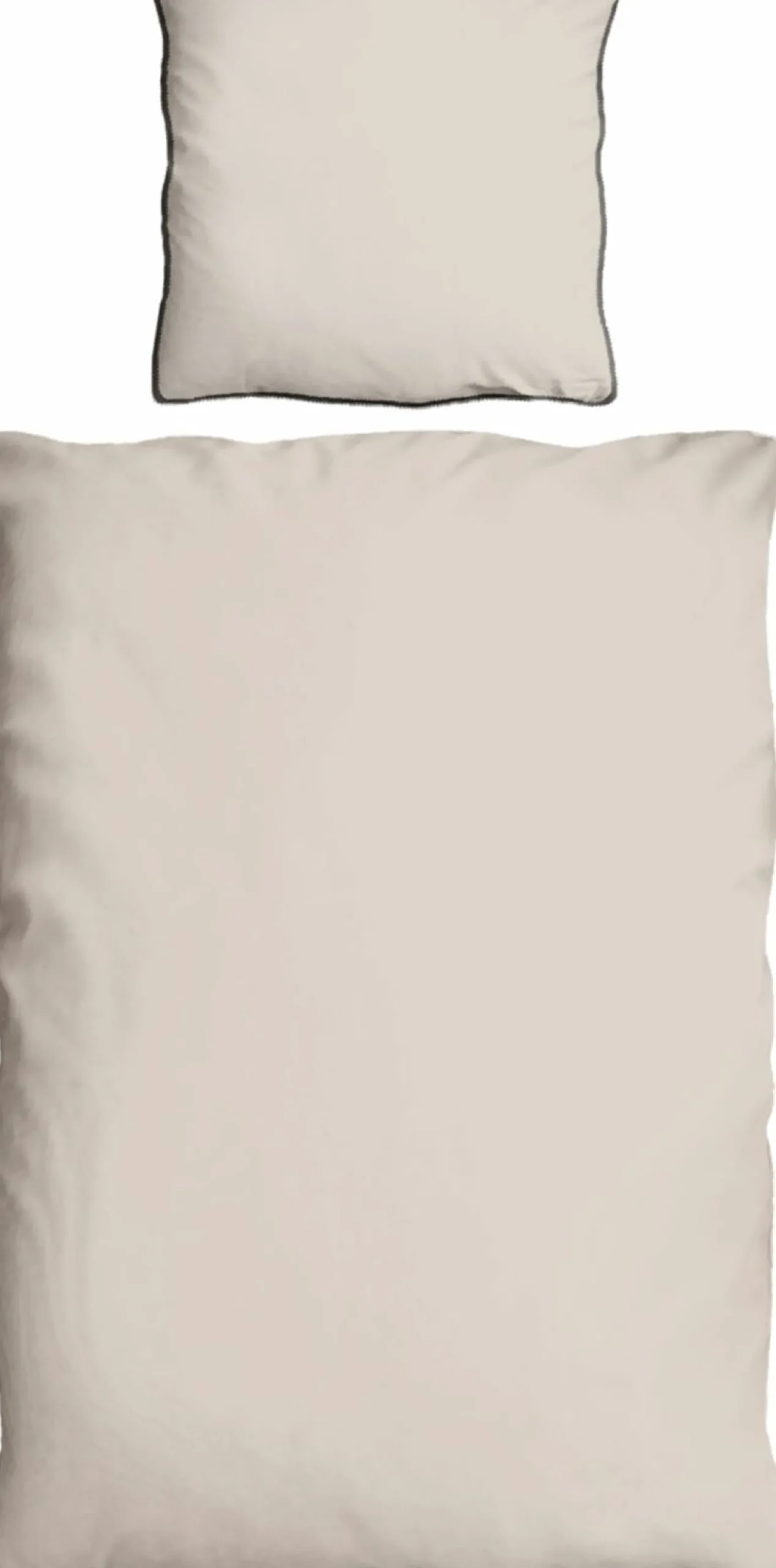 Paras Lifestyle Satin-Bettwäsche beige