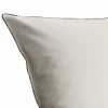 Paras Lifestyle Satin-Kopfkissenbezug beige