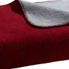 Paras Lifestyle Wendedecke rubin-platin silberfarbenrot