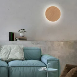 Paul Neuhaus LED-Akku-Wandleuchte braun