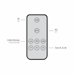 Paul Neuhaus LED-Akku-Wandleuchte goldfarben