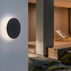 Paul Neuhaus LED-Akku-Wandleuchte schwarz