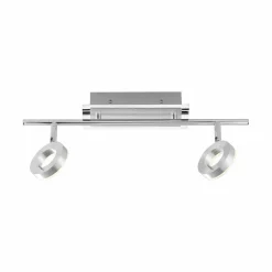 Paul Neuhaus LED-Deckenleuchte 2 flg silberfarben