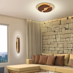 Paul Neuhaus LED-Deckenleuchte 1flg braun