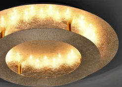 Paul Neuhaus LED-Deckenleuchte 1flg goldfarben