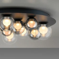 Paul Neuhaus LED-Deckenleuchte 11flg grau