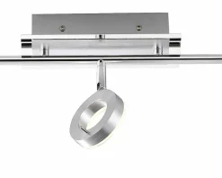 Paul Neuhaus LED-Deckenleuchte 3flg silberfarben