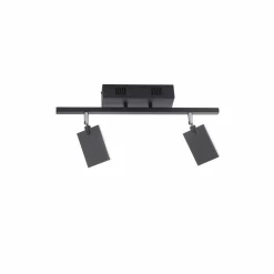 Paul Neuhaus LED-Deckenleuchte 2flg schwarz