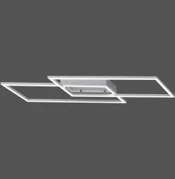 Paul Neuhaus LED-Deckenleuchte 2flg silberfarben