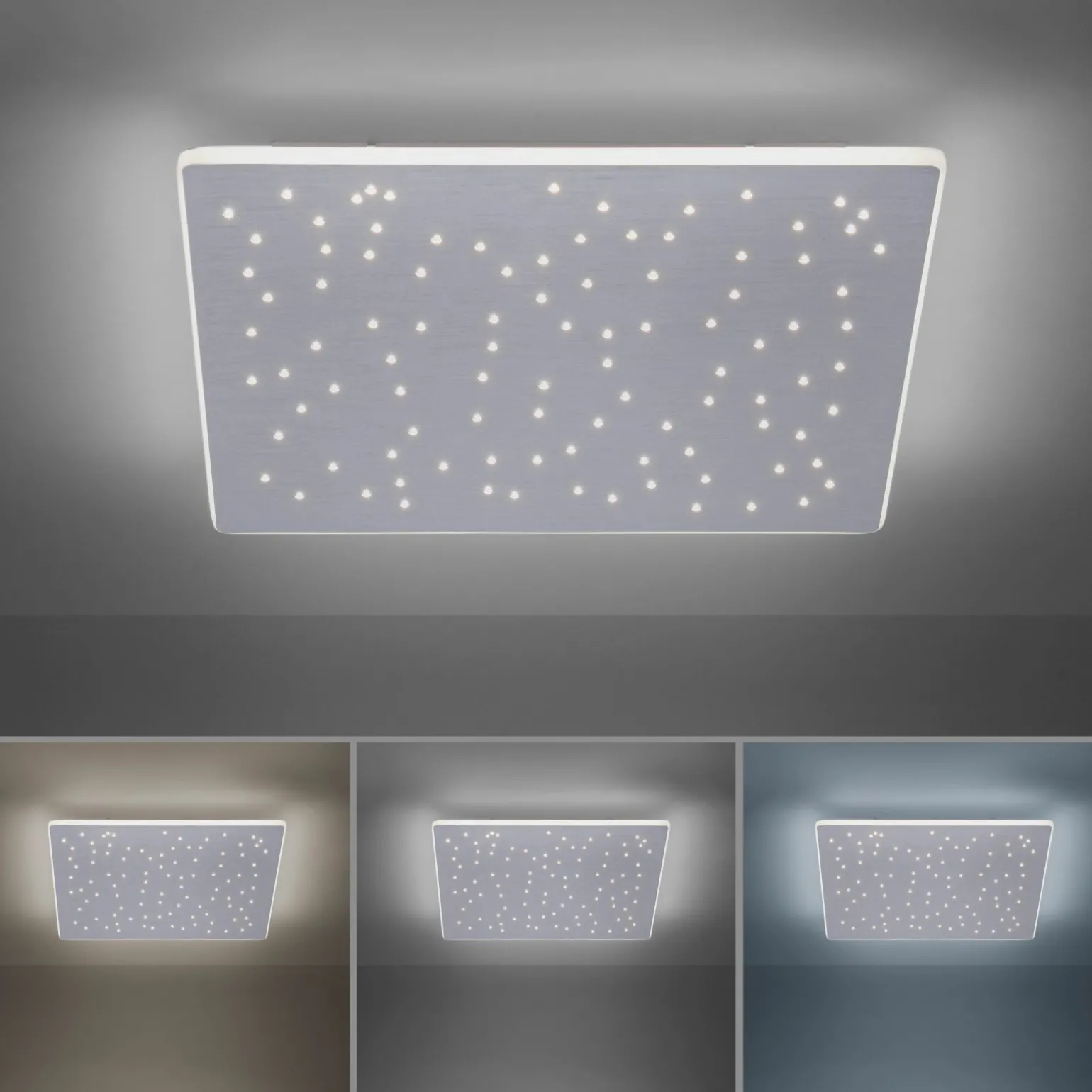 Paul Neuhaus LED-Deckenleuchte 1flg silberfarben