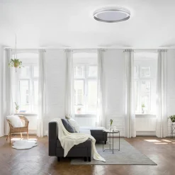 Paul Neuhaus LED-Deckenleuchte 1flg silberfarben